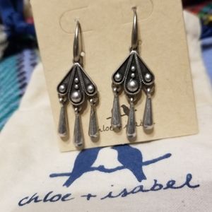 Chloe & Isabel Taxico Silver Earrings